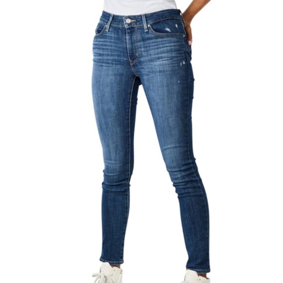 Levi's Skinny Jeans - Mid Rise Jeans - Levi's 711 - Size 27 (W27 L30) - Picture 4 of 4